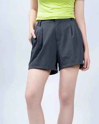 Quần Short Nữ Xếp Ly Co Giãn