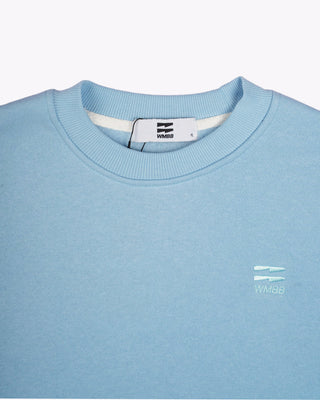 Set Áo Nỉ Nữ Dáng Rộng + Quần Short Nỉ Nữ - Màu Xanh