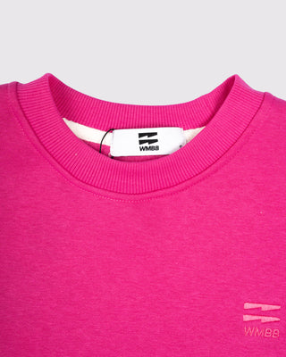 Set Áo Nỉ Nữ Dáng Rộng + Quần Short Nỉ Nữ - Màu Hồng