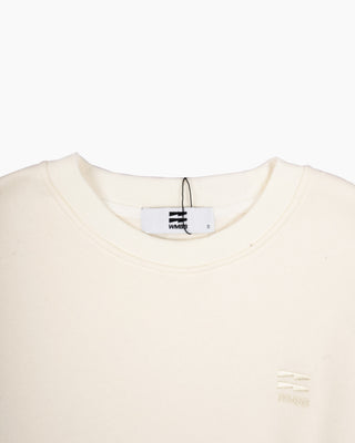 Set Áo Nỉ Nữ Dáng Rộng + Quần Short Nỉ Nữ - Màu Trắng Ngà