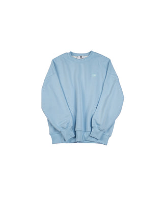 Set Áo Nỉ Nữ Dáng Rộng + Quần Short Nỉ Nữ - Màu Xanh