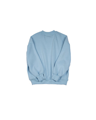 Set Áo Nỉ Nữ Dáng Rộng + Quần Short Nỉ Nữ - Màu Xanh