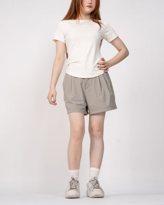 Quần Short Nữ Xếp Ly Co Giãn