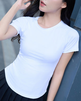Áo Thun Nữ Vạt Bầu Siêu Co Giãn