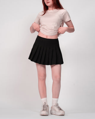 Chân Váy Nữ Xếp Ly Co Giãn