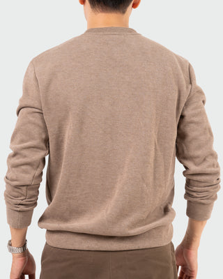 Áo sweatshirt vải CVC mặt mịn Peach-touch