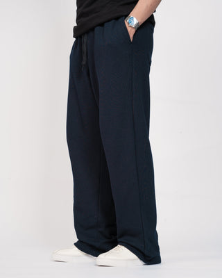 Quần Nỉ French Terry Nam Ống Rộng