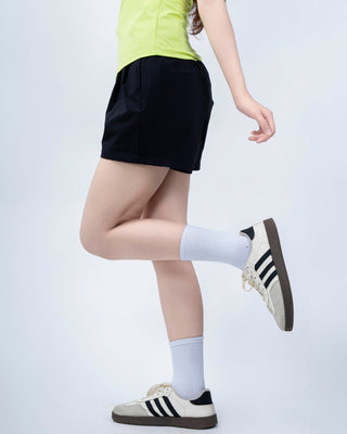 Quần Short Nữ Xếp Ly Co Giãn