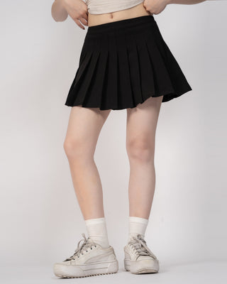 Chân Váy Nữ Xếp Ly Co Giãn