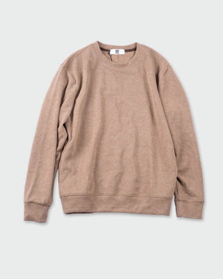 Áo sweatshirt vải CVC mặt mịn Peach-touch