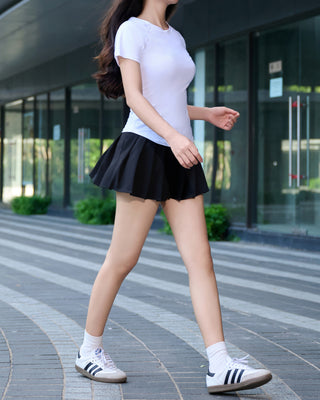 Chân Váy Nữ Xếp Ly Co Giãn