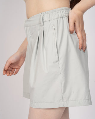 Quần Short Nữ Xếp Ly Co Giãn