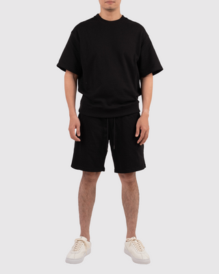 Áo Nỉ Nam Ngắn Tay Dáng Semi-Wide