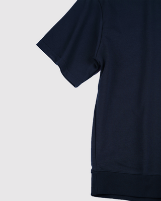 Áo Nỉ Nam Ngắn Tay Dáng Semi-Wide