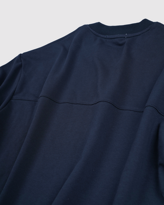 Áo Nỉ Nam Ngắn Tay Dáng Semi-Wide