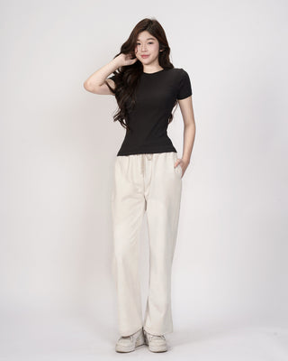 Áo Thun Tăm Nữ Rib Knit