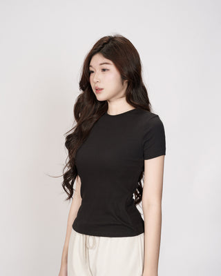Áo Thun Tăm Nữ Rib Knit