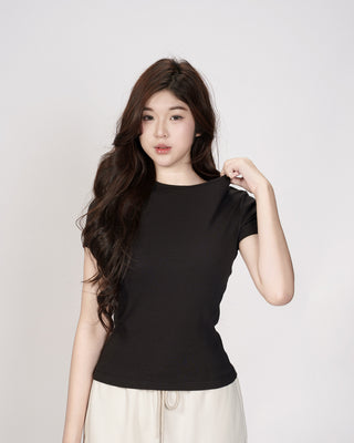 Áo Thun Tăm Nữ Rib Knit