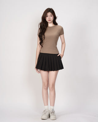 Áo Thun Tăm Nữ Rib Knit
