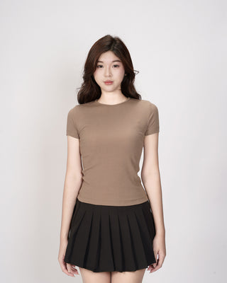 Áo Thun Tăm Nữ Rib Knit