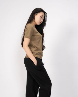 Áo Thun Nữ Co Giãn Dáng Regular