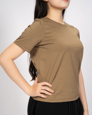 Áo Thun Nữ Co Giãn Dáng Regular