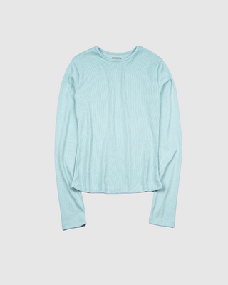 Áo Thun Tăm Nữ Dài Tay Co Giãn Cổ Tròn