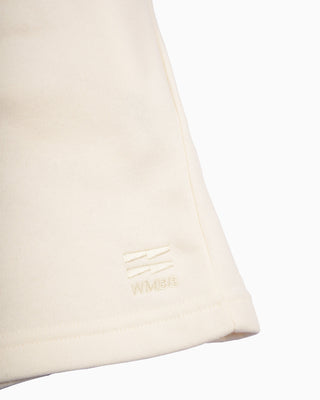 Set Áo Nỉ Nữ Dáng Rộng + Quần Short Nỉ Nữ - Màu Trắng Ngà