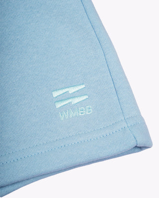 Set Áo Nỉ Nữ Dáng Rộng + Quần Short Nỉ Nữ - Màu Xanh