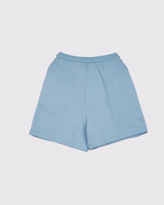 Set Áo Nỉ Nữ Dáng Rộng + Quần Short Nỉ Nữ - Màu Xanh