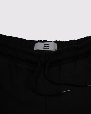 Set Áo Nỉ Nữ Dáng Rộng + Quần Short Nỉ Nữ - Màu Đen