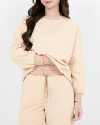 Áo Nỉ Nữ Dáng Rộng