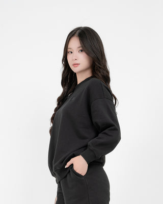 Áo Nỉ Nữ Dáng Rộng