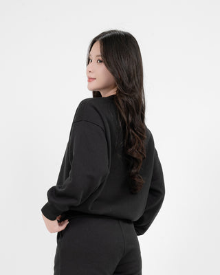 Áo Nỉ Nữ Dáng Rộng