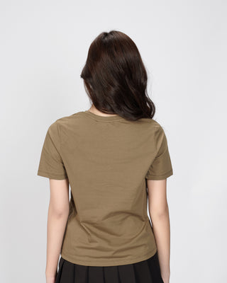 Áo Thun Nữ Co Giãn Dáng Regular