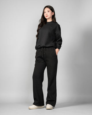 Quần Nỉ Nữ Dáng Rộng Vải Nỉ Bông