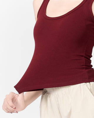 Áo Ba Lỗ Nữ Thun Tăm Rib Knit