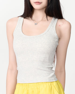 Áo Ba Lỗ Nữ Thun Tăm Rib Knit