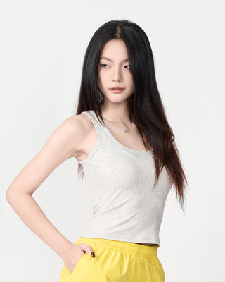 Áo Ba Lỗ Nữ Thun Tăm Rib Knit