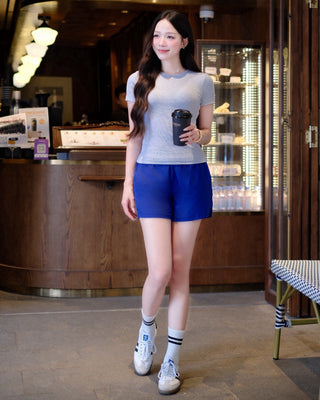 Áo Thun Tăm Nữ Rib Knit