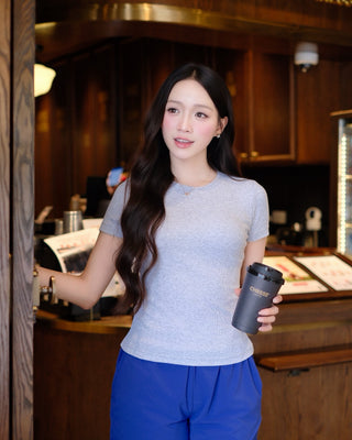 Áo Thun Tăm Nữ Rib Knit