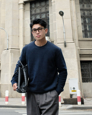 Áo sweatshirt vải CVC mặt mịn Peach-touch