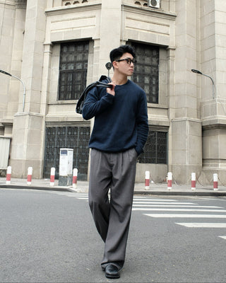 Áo sweatshirt vải CVC mặt mịn Peach-touch