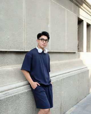 Quần Short Nỉ Nam Dáng Semi-Wide