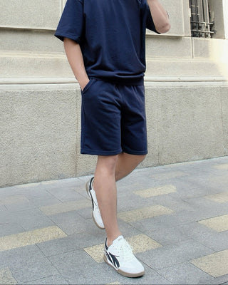 Áo Nỉ Nam Ngắn Tay Dáng Semi-Wide