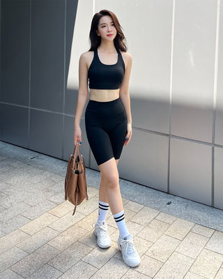 Quần Legging Nữ Dáng Biker