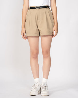 Quần Short Nữ Xếp Ly Co Giãn