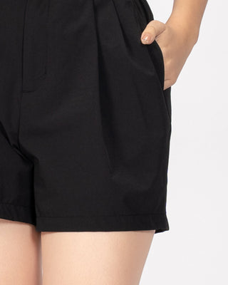 Quần Short Nữ Xếp Ly Co Giãn
