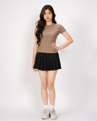 Chân Váy Nữ Xếp Ly Co Giãn