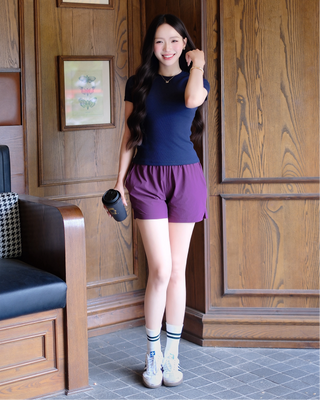 Áo Thun Tăm Nữ Rib Knit
